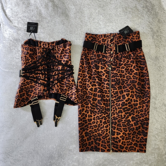 Honey Birdette Chastity Jaguar Set - Picture 2 of 7